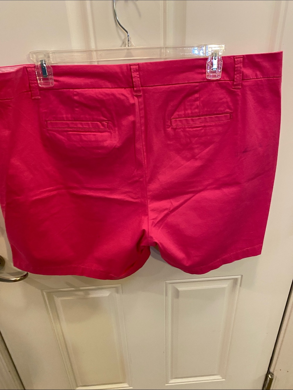 crown & ivy Bright Pink Tailored Cotton-Blend Shorts - Picture 2 of 3